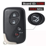 2010-2014 Lexus / 4-Button Smart Key w/ Hatch / PN: 89904-50F90 / HYQ14ACX / GNE Board 5290 (AFTERMARKET)